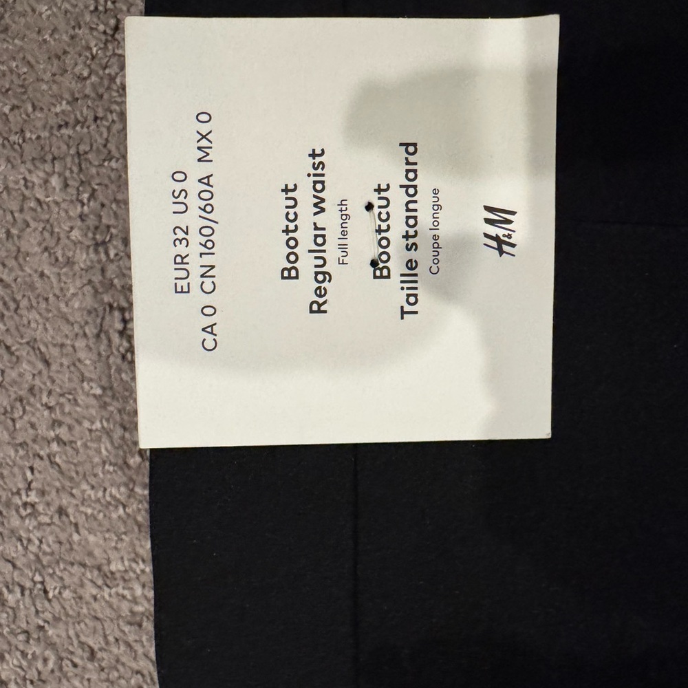 NWT H&M Classic Black Trousers